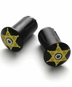 Cinelli Embouts De Guidon + Extenseurs -Composants Soldes Cinelli Lenkerendstopfen Sheriff 70800044