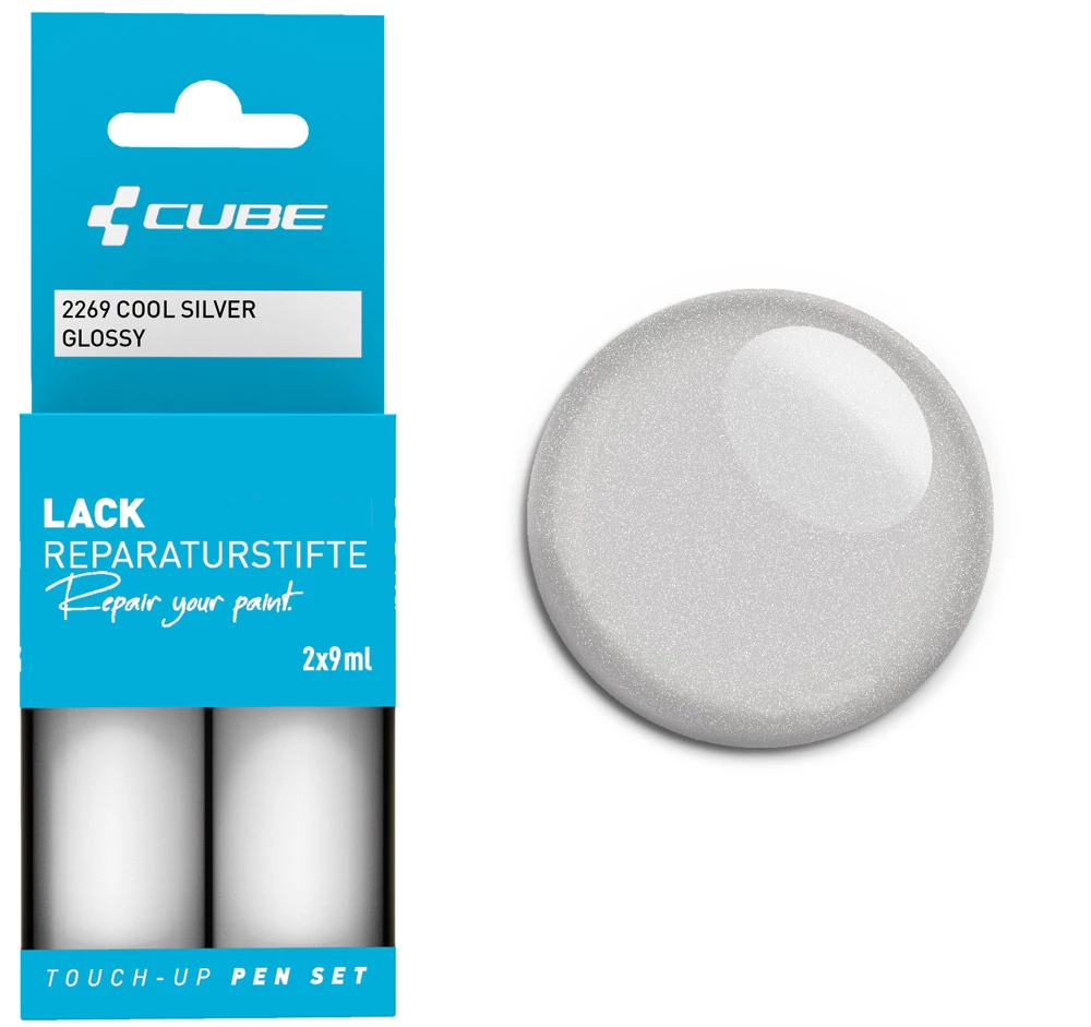 Cube Kit De Réparation De Peinture COOL SILVER Glossy 1 Cube Kit De Réparation De Peinture COOL SILVER Glossy