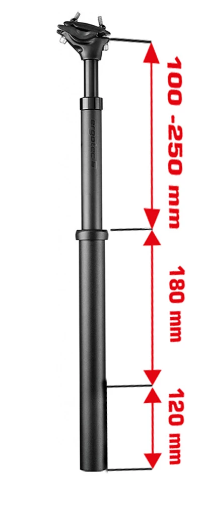 Ergotec Tige De Selle SP-10.0 Vario 550 Vario 2 Ergotec Tige De Selle SP-10.0 Vario 550 Vario – Image 2