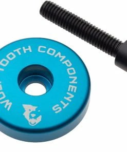 Wolf Tooth Components Capuchon Ahead Ultraléger Spacer Intégré De 5 Mm -Composants Soldes STEMCAP5MMBLU