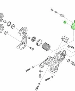 Shimano Unité D'axe Pour Support De Dérailleur RD-M820 -Composants Soldes Shimano Achseinheit fur RD M820 Schaltwerk Halter Y5Y298010 a