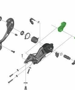 Shimano Unité D'axe Pour Support De Dérailleur RD-M9000 -Composants Soldes Shimano Achseinheit fur RD M9000 Schaltwerk Halter Y5PV98010 b