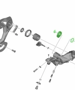 Shimano Unité D'axe Pour Support De Dérailleur RD-M9100 -Composants Soldes Shimano Achseinheit fur RD M9100 Schaltwerk Halter Y3FA98010 c