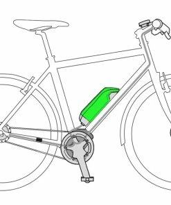 Shimano Batterie STEPS BT-E6010 418Wh Pour Montage Sur Cadre -Composants Soldes Shimano STEPS BT E6010 418Wh Akku fur Rahmenmontage a