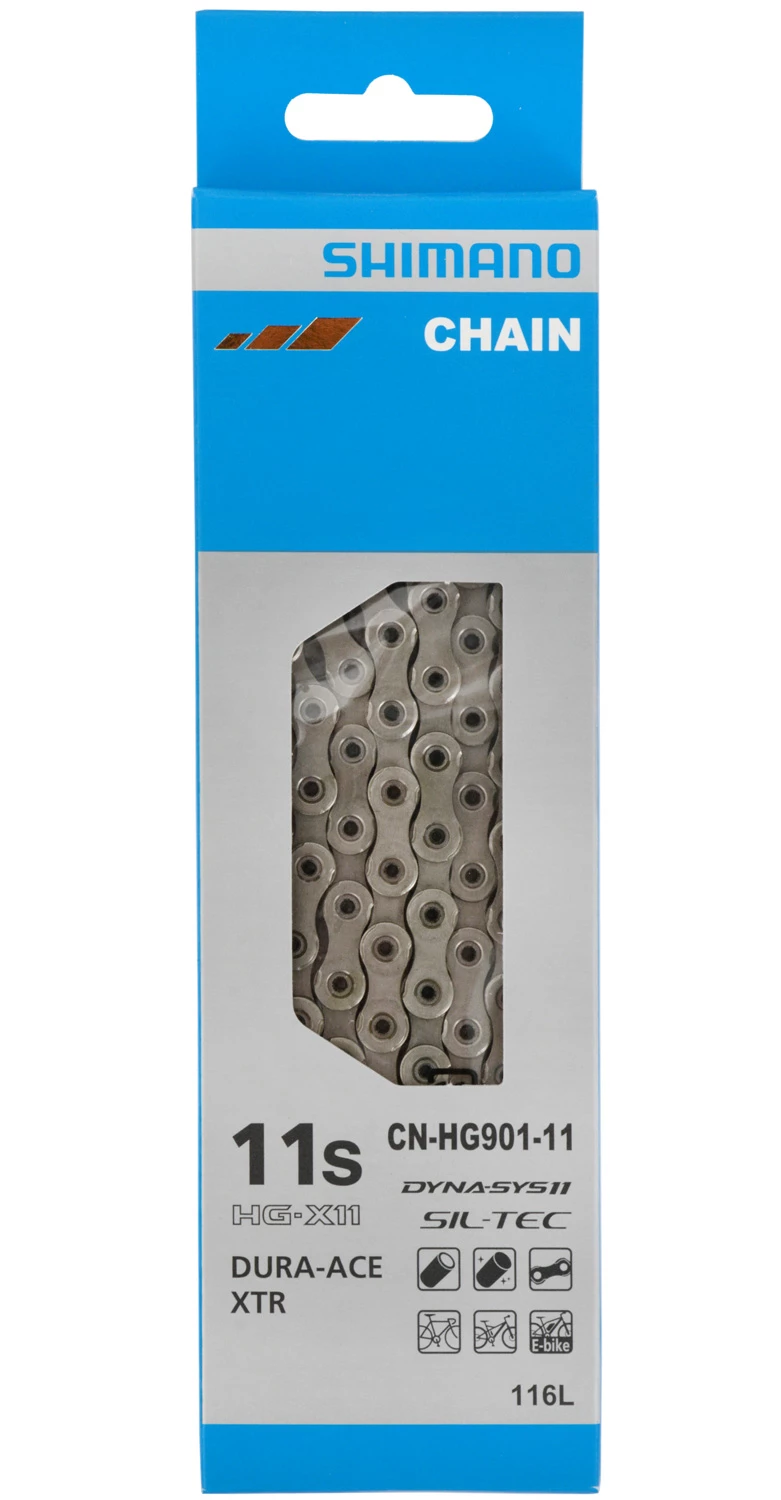 Shimano XTR / Dura-Ace Chaîne CN-HG901 11-vitesses 116 Links 1 Shimano XTR / Dura-Ace Chaîne CN-HG901 11-vitesses 116 Links