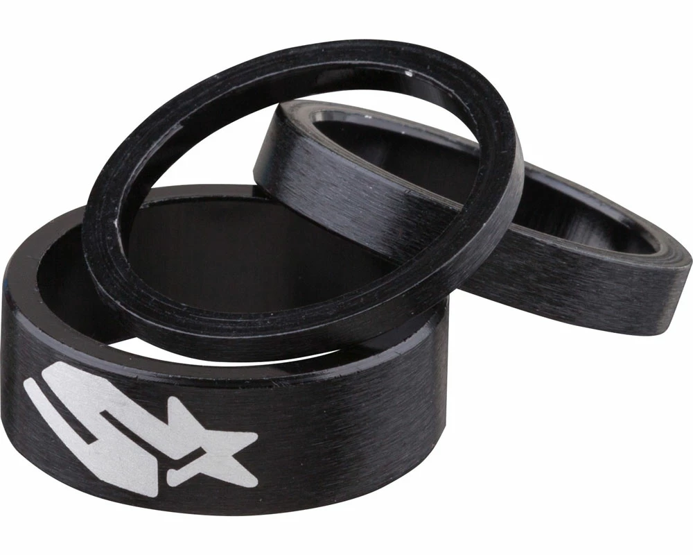 SPANK Kit D'entretoises Noir 1 SPANK Kit D'entretoises Noir