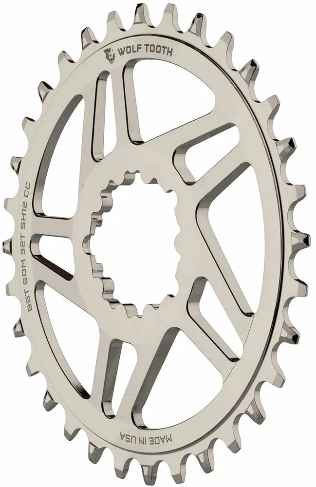 Wolf Tooth Components Plateau SRAM DM/Shimano 12 Vitesses Boost 3mm Offset 2 Wolf Tooth Components Plateau SRAM DM/Shimano 12 Vitesses Boost 3mm Offset – Image 2