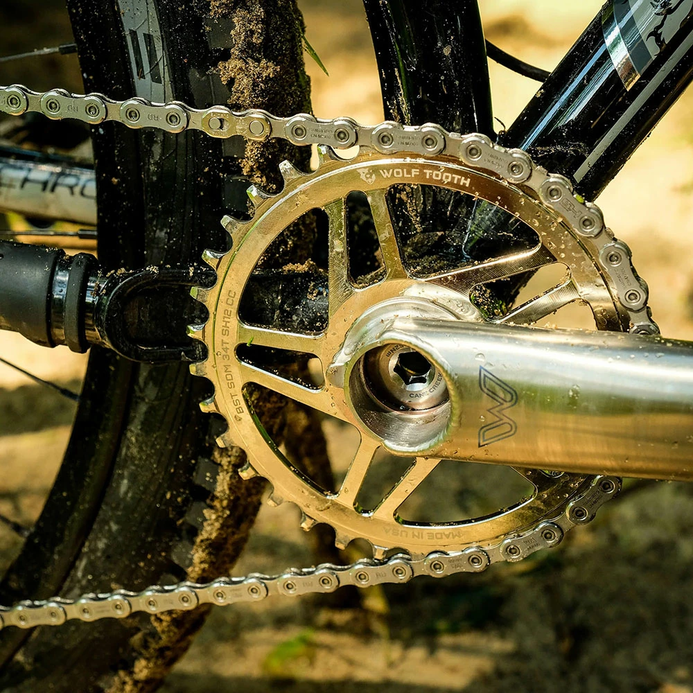 Wolf Tooth Components Plateau SRAM DM/Shimano 12 Vitesses Boost 3mm Offset 3 Wolf Tooth Components Plateau SRAM DM/Shimano 12 Vitesses Boost 3mm Offset – Image 3