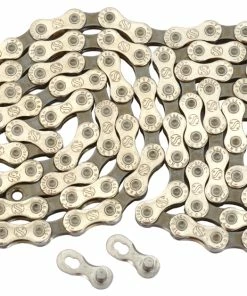 YBN Chaîne S10s 10 Vitesses, Argent/gris