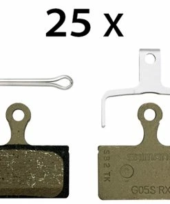 Shimano G05S-RX Plaquettes De Disque En Résine (emballage De 25 Pièces)