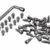 SPANK Pedal Pin Kit Pour Spike / Spoon / Oozy Argenté