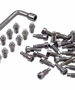 SPANK Pedal Pin Kit Pour Spike / Spoon / Oozy Argenté
