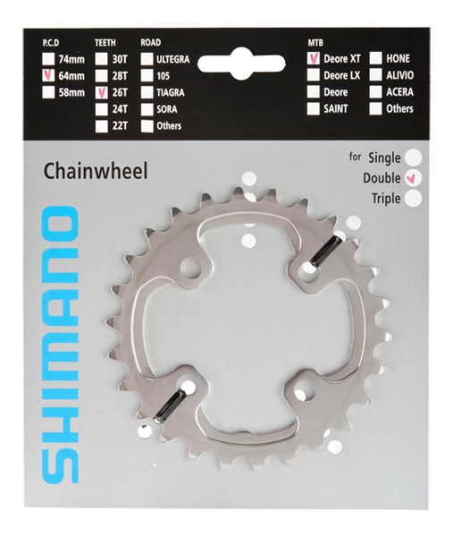 Shimano XT Plateau Pour FC-M785 26 Dents (AK) 3 Shimano XT Plateau Pour FC-M785 26 Dents (AK) – Image 3