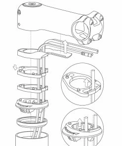 RITCHEY Switch Spacer 5mm 5 Pcs. 7 RITCHEY Switch Spacer 5mm 5 Pcs. -Composants Soldes 10305 Logic E 1 5 HS Integration instruction sheet 86000006140