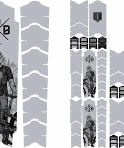 Unleazhed Unscratch Frame Film De Protection Pour Cadre - E-Bike Sons Of Battery Black Matt