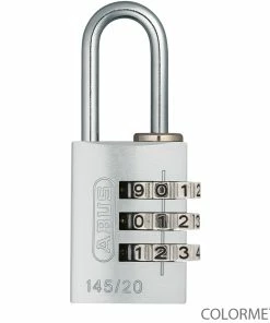 Abus 145/20 B/DFNLI Serrure à Combinaison -Composants Soldes 46628ABUS145 20B DFNLI Zahlenschloss colormetal