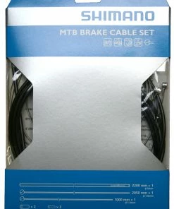 Shimano Jeu De Câbles De Frein MTB Acier Inoxydable Avant/arrière