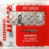 SRAM Chaîne PowerChain PC-1091R Hollow Pin 10-vitesses