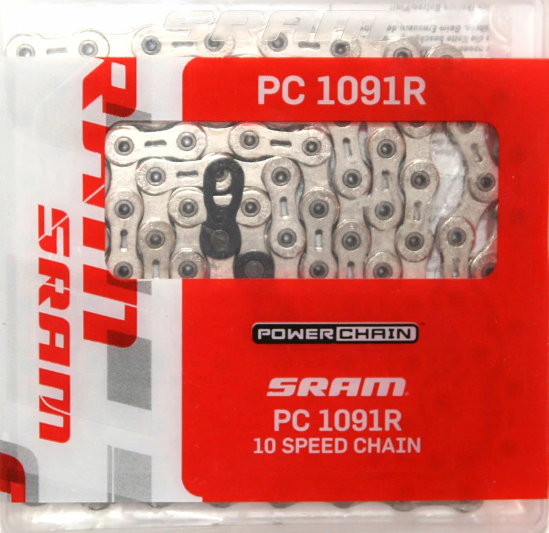 SRAM Chaîne PowerChain PC-1091R Hollow Pin 10-vitesses 1 SRAM Chaîne PowerChain PC-1091R Hollow Pin 10-vitesses