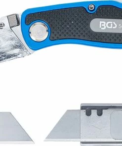 BGS Technic Couteau Pliant Avec Lames De Rechange -Composants Soldes BGS technic 50605 20126339 Klappmesser inkl Ersatzklingen 6