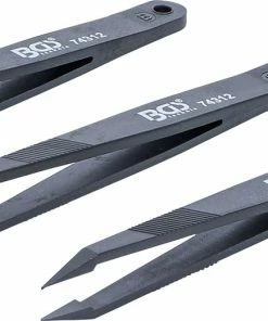 BGS Technic Jeu De Pinces à épiler En Plastique 3 Pièces