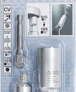 BGS Technic Multi-usages Avec Jeu D'adaptateurs 3 Pièces 7 BGS Technic Multi-usages Avec Jeu D'adaptateurs 3 Pièces -Composants Soldes BGS technic 92533 09 Multi Einsatz mit Adapter Satz 3 teilig