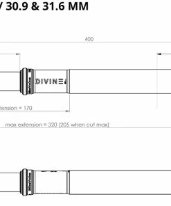BikeYoke Tige De Selle Divine SL 30,9 Vario -Composants Soldes BikeYoke Dimensions Divine SL80eEBd5MK0vq6t5
