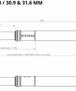 BikeYoke Tige De Selle Divine SL 30,9 Vario -Composants Soldes BikeYoke Dimensions Divine SL 100 minOVgpMoluKW1wA