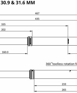 BikeYoke Tige De Selle Revive 2.0 30,9 Vario -Composants Soldes BikeYoke Ma C3 9Fe Revive160