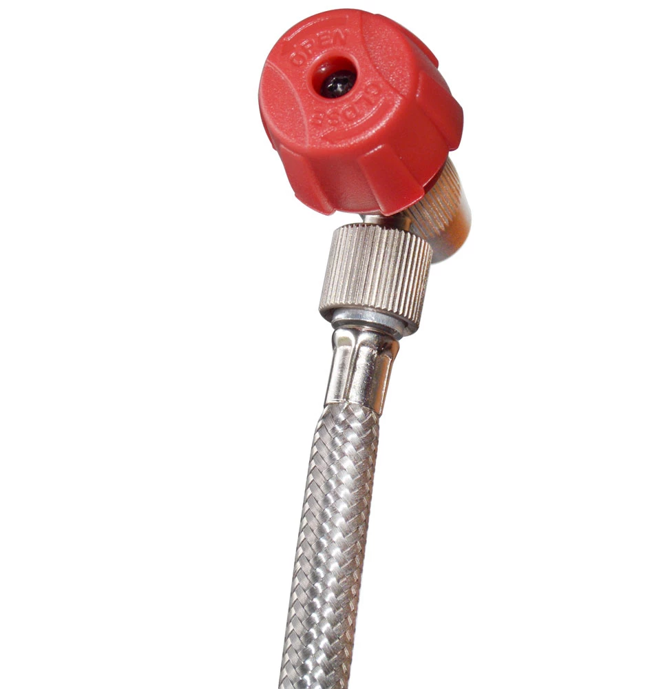 Radon Pompe à CO₂ Avec Raccord Aeroquip Flex +2 Cartouches 16 G 2 Radon Pompe à CO₂ Avec Raccord Aeroquip Flex +2 Cartouches 16 G – Image 2