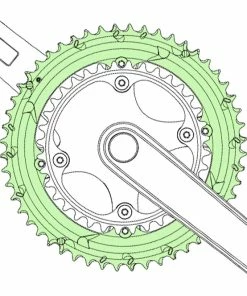 Campagnolo® Plateau Record 12 Vitesses 145mm -Composants Soldes Campagnolo Record 12 fach Kettenblatt FC RE952 b