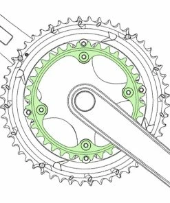 Campagnolo® Super Record / Record 12 Plateaux 112mm -Composants Soldes Campagnolo Super Record Record 12 fach Kettenblatt FC SR336 b