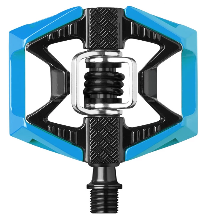 Crankbrothers Pédales Doubleshot Limited Edition Noir-bleu 2 Crankbrothers Pédales Doubleshot Limited Edition Noir-bleu – Image 2