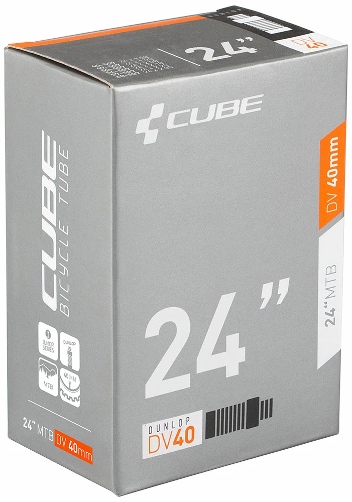 Cube Junior/MTB 24" DV Chambre à Air 40mm 1 Cube Junior/MTB 24" DV Chambre à Air 40mm