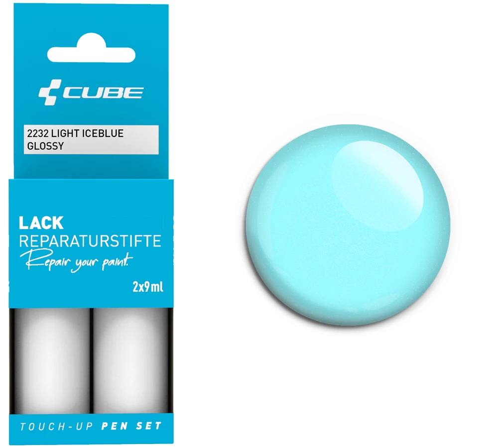 Cube Kit De Réparation De Peinture LIGHT ICEBLUE Glossy 1 Cube Kit De Réparation De Peinture LIGHT ICEBLUE Glossy
