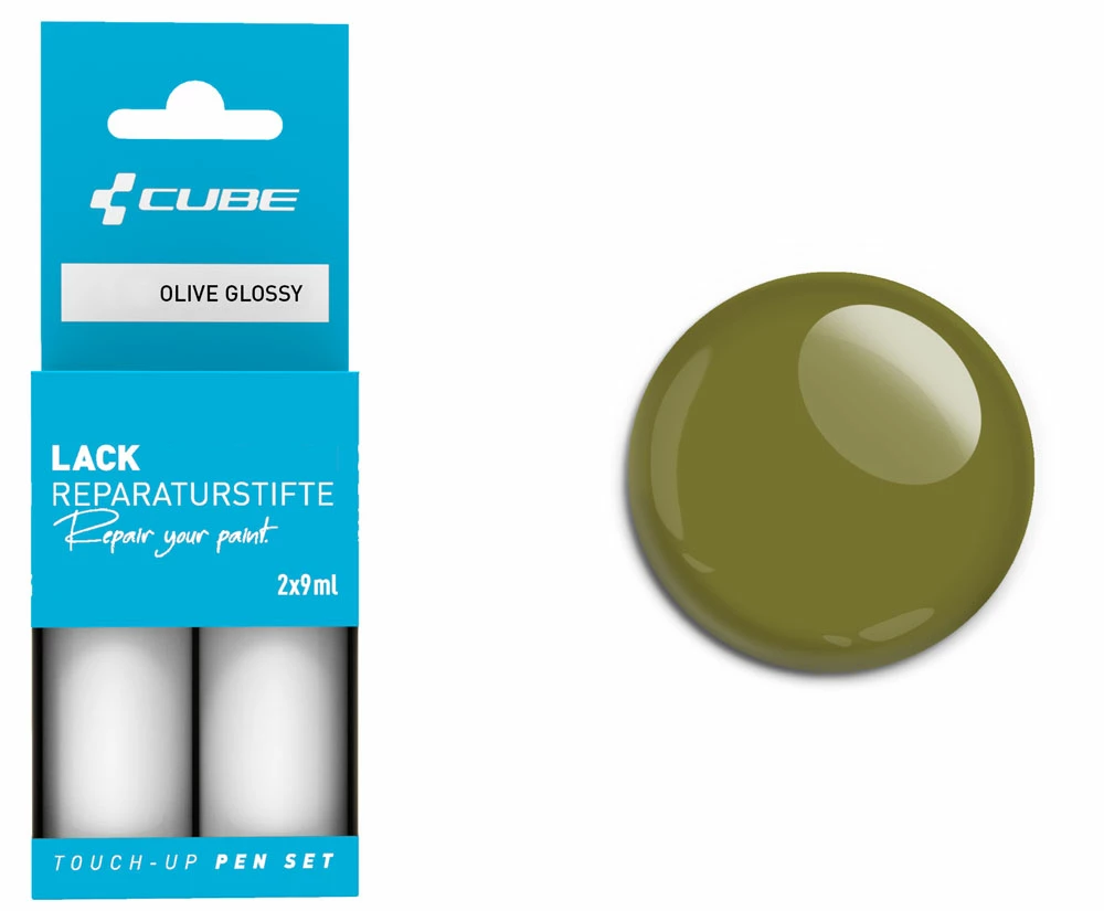 Cube Kit De Réparation De Peinture OLIVE Glossy 1 Cube Kit De Réparation De Peinture OLIVE Glossy