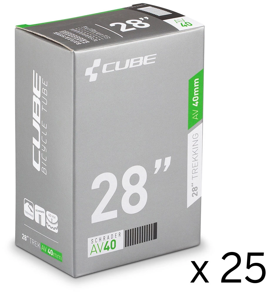 Cube Chambre à Air 28" AV 40 Mm Trekking (emballage Atelier 25) 1 Cube Chambre à Air 28" AV 40 Mm Trekking (emballage Atelier 25)