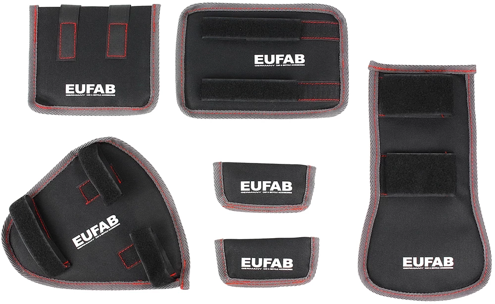 EUFAB Protection Pour Le Transport De Vélos 6 Pcs 1 EUFAB Protection Pour Le Transport De Vélos 6 Pcs