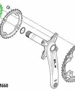 Shimano SLX/DEORE Plateau Pour FC-M660/M617 11 Shimano SLX/DEORE Plateau Pour FC-M660/M617 -Composants Soldes FC M660