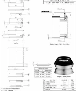 FSA Jeu De Direction Orbit Z ZS44/28,6 - ZS44/30 5 FSA Jeu De Direction Orbit Z ZS44/28,6 - ZS44/30 -Composants Soldes FSA Orbit Z scaled