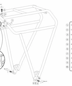 Tubus Porte-bagages Fat 26" - 28" Noir -Composants Soldes Fat Fat Gepaecktraeger Fatbikes 3