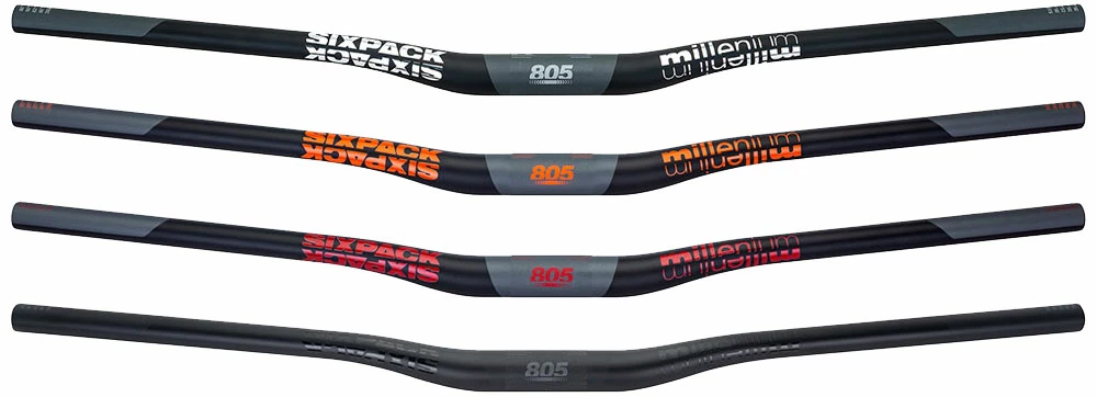Sixpack Racing Guidon Millenium Carbon 805x31,8mm Riser 1 Sixpack Racing Guidon Millenium Carbon 805x31,8mm Riser