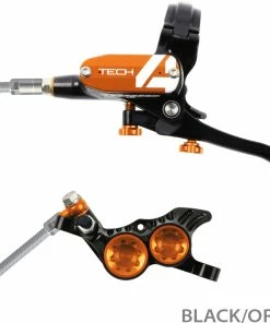 HOPE Tech 4 V4 Frein à Disque En Acier Flex - Levier Gauche -Composants Soldes Hope 20114404 Tech 4 V4 Stahlflex Scheibenbremse vorne links 5a