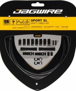 JAGWIRE Set De Câbles De Commande Sport XL 8 JAGWIRE Set De Câbles De Commande Sport XL -Composants Soldes Jagwire Sport XL Schaltzugset UCK613 4