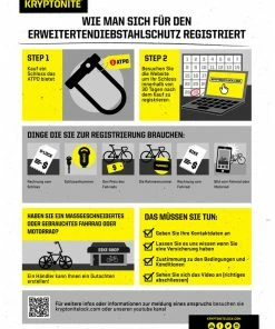 Kryptonite Antivol à Arceau KryptoLok® 2 Standard 11 Kryptonite Antivol à Arceau KryptoLok® 2 Standard -Composants Soldes KryptoLok R 2 Standard Bugelschloss 07
