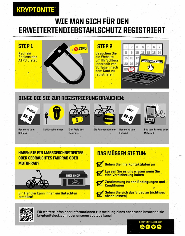Kryptonite Antivol à Arceau KryptoLok® 2 Standard 6 Kryptonite Antivol à Arceau KryptoLok® 2 Standard – Image 6