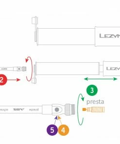 Lezyne Mini-pompe CNC HV Drive 7 Lezyne Mini-pompe CNC HV Drive -Composants Soldes Lezyne HV 3dMxc033iP5ca6