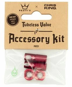 Peaty's Chris King MK2 Kit D'accessoires Pour Valves Tubeless -Composants Soldes Peaty s Chris King MK2 Tubless Ventile Accessory Kit PE PTV2 ACCS VLT 6