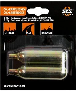 SKS Germany Cartouches De CO² Sans Filetage 16g (set De 2)