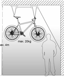 Radon Bike Lift Basic Elévateur De Vélo -Composants Soldes Radon Fahrrad Lifter YY00005843 d